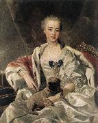 LOO, Louis Michel van Portrait of Catherina Golitsyna s oil painting